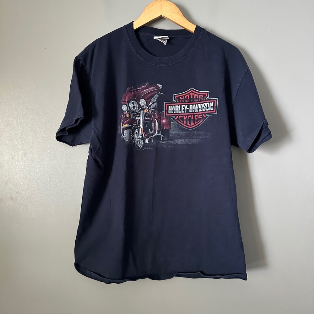 Harley-Davidson Pensacola FL Navy  Graphic T-Shirt